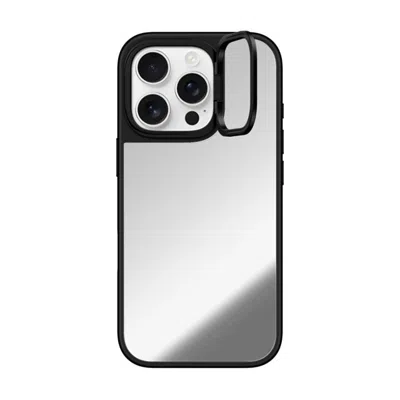 Casetify Iphone 16 Pro Case Silver On Black Mirror Ring Stand Case Magsafe Compatible  _iphone6.5 (20