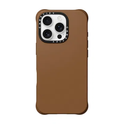 Casetify Iphone 16 Pro Case Tan Bioveg Case Magsafe Compatible   Nft Your Case (cms Edition / Rc3)  In Brown