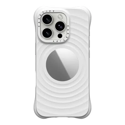 Casetify Iphone 16 Pro Case White Ripple Mirror Case  Ripple Mirror Case - White - Iphone 16 Pro