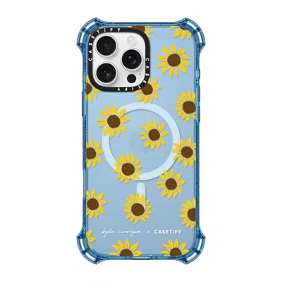 Casetify Iphone 16 Pro Max Case Baby Blue Bounce Case Magsafe Compatible  Secret Sunflower