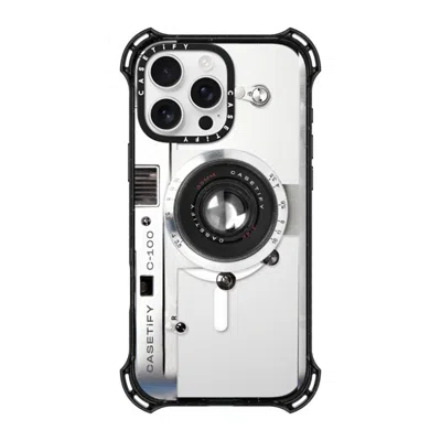 Casetify Iphone 16 Pro Max Case Black Bounce Case Magsafe Compatible  Camera Case - Retro