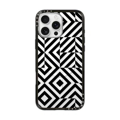 Casetify Iphone 16 Pro Max Case Black Compact Case Magsafe Compatible  Block Diamond Case