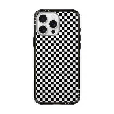 Casetify Iphone 16 Pro Max Case Black Compact Case Magsafe Compatible  Checker Case