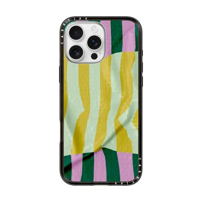 Casetify Iphone 16 Pro Max Case Black Compact Case Magsafe Compatible  Pattern Afternoon At Capri