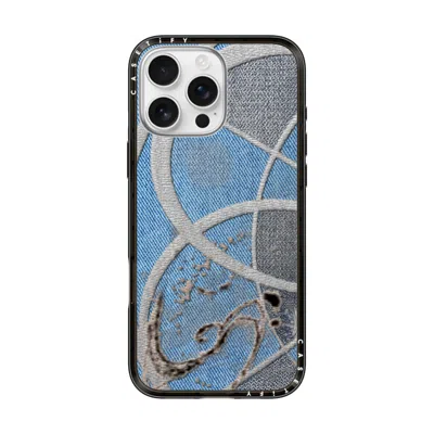Casetify Iphone 16 Pro Max Case Black Compact Case Magsafe Compatible  Surrealism Cyber Denim