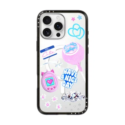 Casetify Iphone 16 Pro Max Case Black Compact Case Magsafe Compatible  Y2k Collage