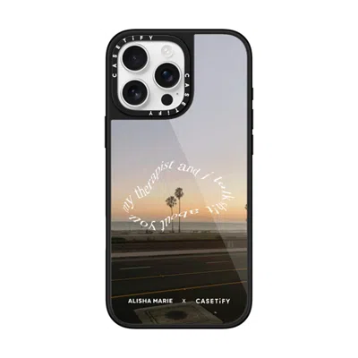 Casetify Iphone 16 Pro Max Case Black Glaze Case Magsafe Compatible  Alisha Marie Sunsets & Therapy Case Case