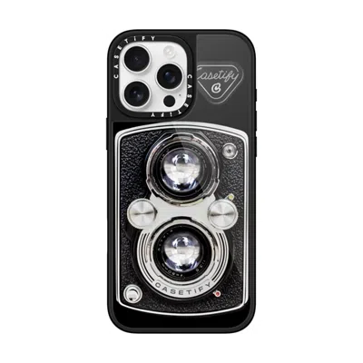 Casetify Iphone 16 Pro Max Case Black Glaze Case Magsafe Compatible  Camera Case - Vintage  In Pattern
