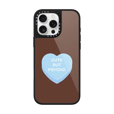 Casetify Iphone 16 Pro Max Case Black Glaze Case Magsafe Compatible  Cute But Psycho - Hot Fudge