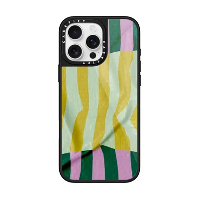 Casetify Iphone 16 Pro Max Case Black Glaze Case Magsafe Compatible  Pattern Afternoon At Capri