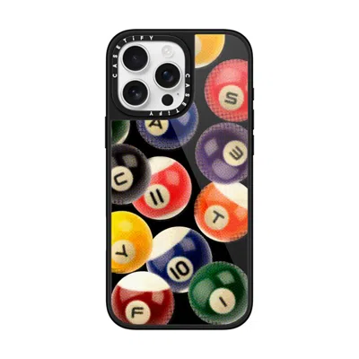 Casetify Iphone 16 Pro Max Case Black Glaze Case Magsafe Compatible  Sport Billiard