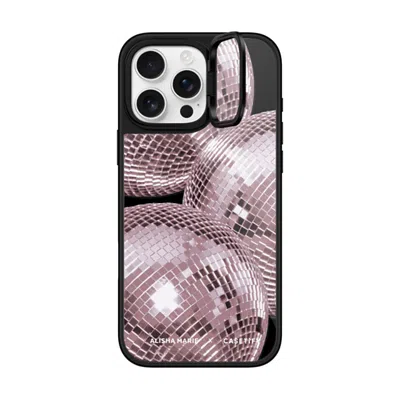 Casetify Iphone 16 Pro Max Case Black Glaze Ring Stand Case Magsafe Compatible  Alisha Marie Disco Baby Case 