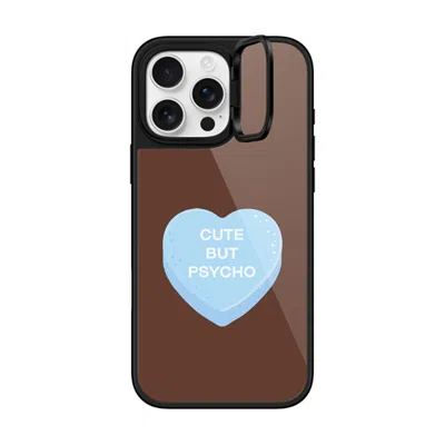 Casetify Iphone 16 Pro Max Case Black Glaze Ring Stand Case Magsafe Compatible  Cute But Psycho - Hot Fudge C