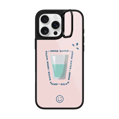 Casetify Iphone 16 Pro Max Case Black Glaze Ring Stand Case Magsafe Compatible  Hydrate Then Dominate Casetif In Pattern