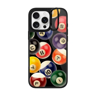 Casetify Iphone 16 Pro Max Case Black Glaze Ring Stand Case Magsafe Compatible  Sport Billiard