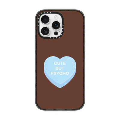 Casetify Iphone 16 Pro Max Case Black Impact Case Magsafe Compatible  Cute But Psycho - Hot Fudge