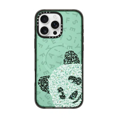 Casetify Iphone 16 Pro Max Case Black Impact Case Magsafe Compatible  Hi! Panda!