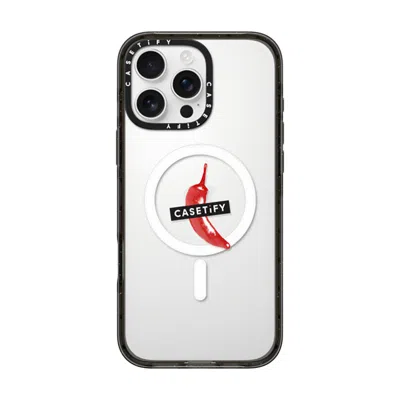 Casetify Iphone 16 Pro Max Case Black Impact Case Magsafe Compatible  “spicy Hot Pot Only"