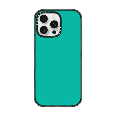 Casetify Iphone 16 Pro Max Case Black Impact Case  Mint Green