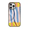 Casetify Iphone 16 Pro Max Case Black Impact Case  Pattern Afternoon At Bondi In Black