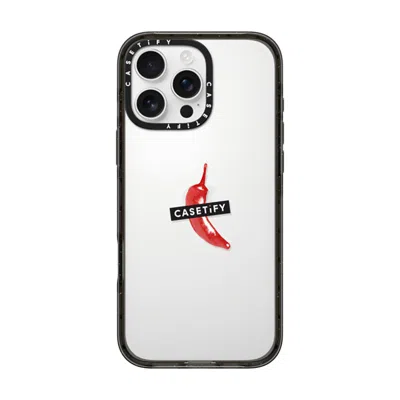 Casetify Iphone 16 Pro Max Case Black Impact Case  “spicy Hot Pot Only"