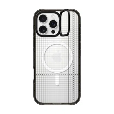 Casetify Iphone 16 Pro Max Case Black Impact Ring Stand Case Magsafe Compatible  Metrics