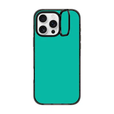 Casetify Iphone 16 Pro Max Case Black Impact Ring Stand Case Magsafe Compatible  Mint Green