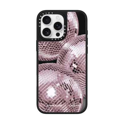 Casetify Iphone 16 Pro Max Case Black On Black Mirror Case Magsafe Compatible  Alisha Marie Disco Baby Case C