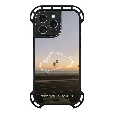 Casetify Iphone 16 Pro Max Case Black Ultra Bounce Case Magsafe Compatible  Alisha Marie Sunsets & Therapy Ca