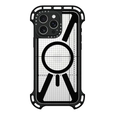 Casetify Iphone 16 Pro Max Case Black Ultra Bounce Case Magsafe Compatible  Metrics