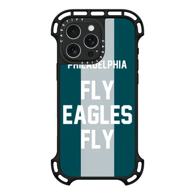 Casetify Iphone 16 Pro Max Case Black Ultra Bounce Case Magsafe Compatible  Superbowl - Fly Eagles Fly Caseti