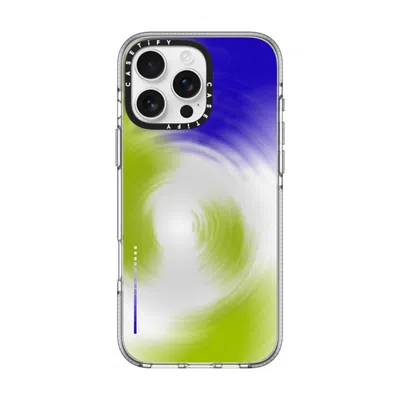 Casetify Iphone 16 Pro Max Case Clear Impact Clear Case Magsafe Compatible  Gradient,futurism Matcha Ripples In Transparent
