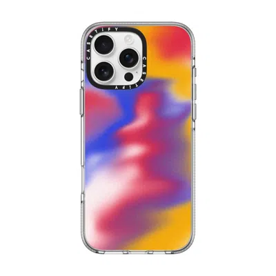 Casetify Iphone 16 Pro Max Case Clear Impact Clear Case Magsafe Compatible  Gradient,futurism Primary Aura In Transparent