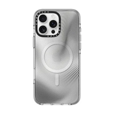 Casetify Iphone 16 Pro Max Case Clear Impact Clear Case Magsafe Compatible  Halftone Case  In Transparent