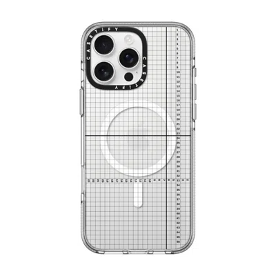 Casetify Iphone 16 Pro Max Case Clear Impact Clear Case Magsafe Compatible  Metrics  In Transparent