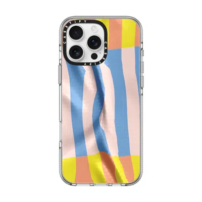 Casetify Iphone 16 Pro Max Case Clear Impact Clear Case Magsafe Compatible  Pattern Afternoon At Bondi In Transparent