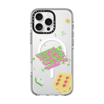 Casetify Iphone 16 Pro Max Case Clear Impact Clear Case Magsafe Compatible  Strike It Rich!  In Transparent