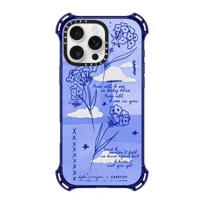Casetify Iphone 16 Pro Max Case Cobalt Blue Bounce Case Magsafe Compatible  Baby Blue