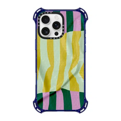 Casetify Iphone 16 Pro Max Case Cobalt Blue Bounce Case Magsafe Compatible  Pattern Afternoon At Capri