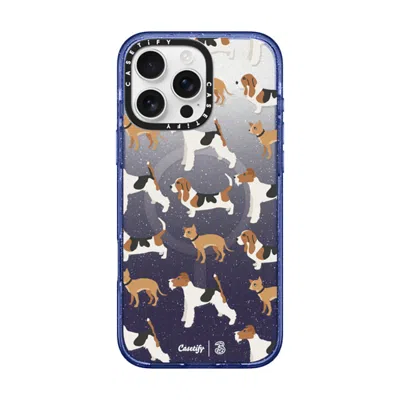 Casetify Iphone 16 Pro Max Case Glitter Indigo Impact Case Magsafe Compatible  3hk Cny #4
