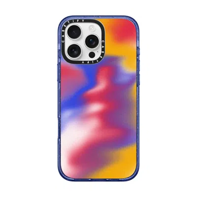 Casetify Iphone 16 Pro Max Case Glitter Indigo Impact Case Magsafe Compatible  Gradient,futurism Primary Aura
