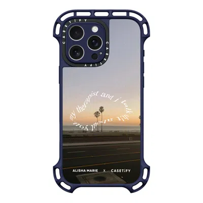Casetify Iphone 16 Pro Max Case Indigo Ultra Bounce Case Magsafe Compatible  Alisha Marie Sunsets & Therapy C In Purple