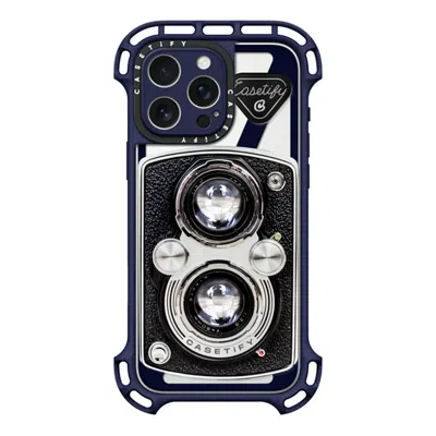 Casetify Iphone 16 Pro Max Case Indigo Ultra Bounce Case Magsafe Compatible  Camera Case - Vintage  In Purple