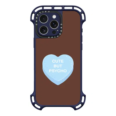 Casetify Iphone 16 Pro Max Case Indigo Ultra Bounce Case Magsafe Compatible  Cute But Psycho - Hot Fudge Case In Purple
