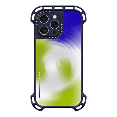 Casetify Iphone 16 Pro Max Case Indigo Ultra Bounce Case Magsafe Compatible  Gradient,futurism Matcha Ripples In Purple