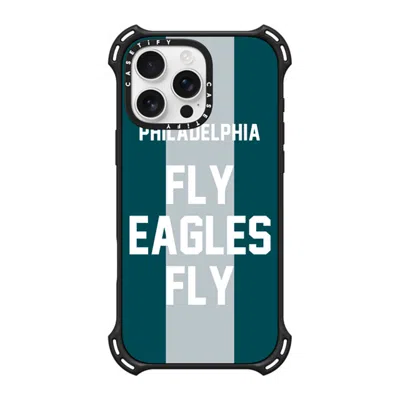 Casetify Iphone 16 Pro Max Case Matte Black Bounce Case Magsafe Compatible  Superbowl - Fly Eagles Fly Caseti