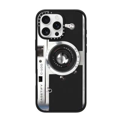 Casetify Iphone 16 Pro Max Case Matte Black Impact Case  Camera Case - Retro