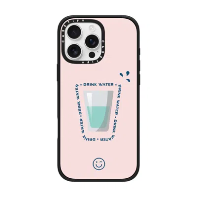 Casetify Iphone 16 Pro Max Case Matte Black Impact Case  Hydrate Then Dominate
