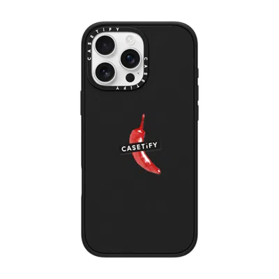 Casetify Iphone 16 Pro Max Case Matte Black Impact Case  “spicy Hot Pot Only"