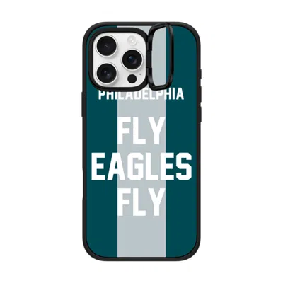 Casetify Iphone 16 Pro Max Case Matte Black Impact Ring Stand Case Magsafe Compatible  Superbowl - Fly Eagles